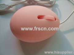 Cute protable wired egg mouse small optical mouse wired computer mouse