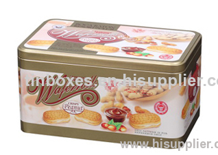 Biscuit tin box - rectangular