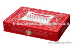 Biscuit packaging tin box