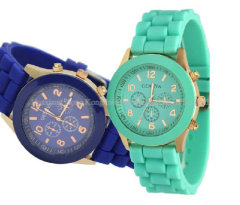 Hot Selling Geneva Silicone Watch