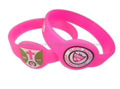 Custom silicone bracelet wristband