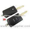 Mitsubishi 2 Buttons Flip Car Key Shell Remote Car Key Blanks