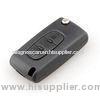Citroen 307 3 Button Remote Flip Car Key Blanks Trunk Button CE0523