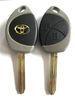 Toyota Remote Car Key Blanks With 3 Button Brass / Nickel Silver