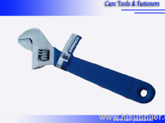 Rubber Handle Adjustable Wrench