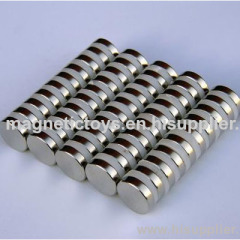 Flat round sintered NdFeB magnets for sale: