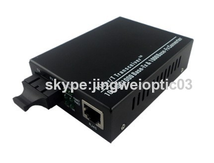 10/100/1000 Mbps Dual Fiber Media Converter