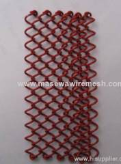 Building material coil drapery