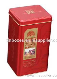 Tea tin box F02008