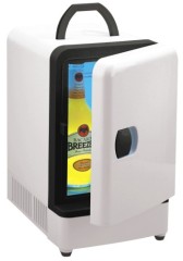 7.5L 12V 220V mini fridge with handle at the top