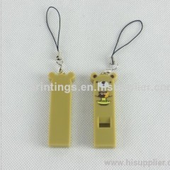 Hot stamping foil for plastic whistle