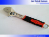 Adjustable spanner 10&quot;(250MM) Chrome Plated With Soft Grip