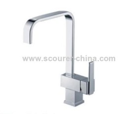 Square Kitchen Mixer chrome plated finished