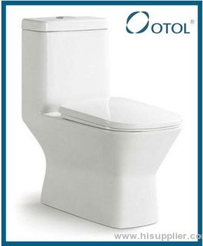 bathroom one-piece ceramic wc toilet
