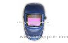 Automatic Adjustable Welding Helmet Blue , pp plastic vision welding helmet