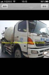 2006 used HINO 500 concrete mixer for sale from China