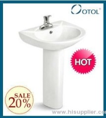 Bathroom wash basin 404 Pedestal Basin