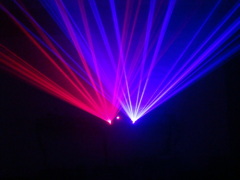 KL-RB500 new 445nm blue&red 2 heads dj laser show systems