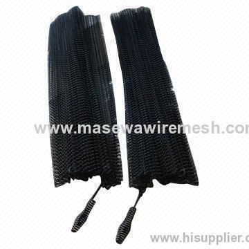 heat-resistance black fireplace screen