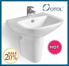 Wall hung basin OTOL-W201 bathroom basin