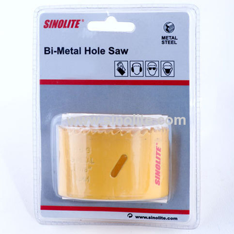 HSS Bi-metal hole saw sharp teeth in yellow color M3 M42 for professional user