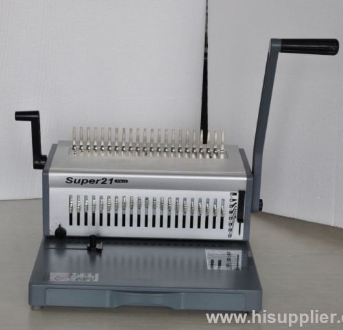 strong punching capacity comb binding machine