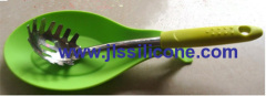 new kitcheware silicone scoops and shovel rest