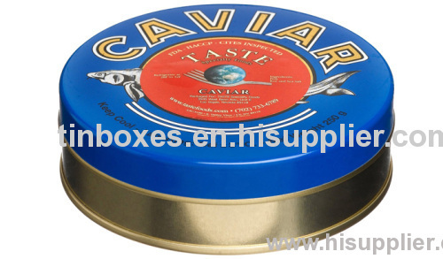 250g caviar tin box