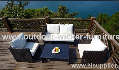 Traditional rattan sofa sets with different woven styles