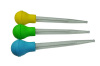 silicone barbecue baster with cleaning brush in candy colors