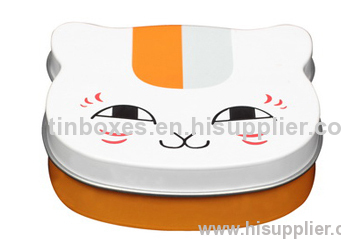 Cat shape candy tin F05004