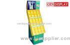 Retail Cosmetics Cardboard Pop Displays With Pockets , Compartment UV Coating