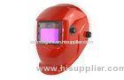 Electronic RED Battery Powered Welding Helmet , DIN 4 / 913