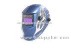 Blue Arc Welding Helmet , plastic battery powered welding helmet