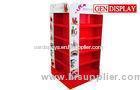 Red Carton Cardboard Pallet Display , Wine Standee Standee Display