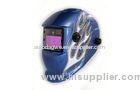 Blue Paint Welding Helmet adjustable , electronic and full head