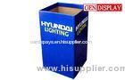 Hexagonal Corrugated Cardboard Dump Bin Retail With Header