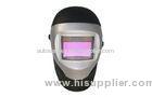 Black LED Battery Powered Welding Helmet Automatic , arc welding helmet