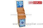 Tiered Food Store Cardboard Display Shelves For Supermarket Promotion