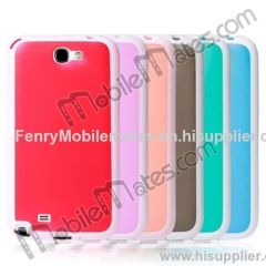 Candy Color Oil Coated Frosted TPU Case for Samsung N7100 GALAXY Note 2