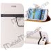 Glossy Wallet Crazy Horse Texture Magnetic Side Flip Stand Leather Case with Card Slot for Samsung Galaxy S3 i9300