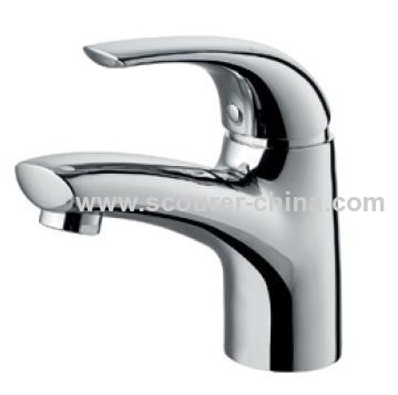 Single Lever Mono Basin Faucet with zinc alloy handle