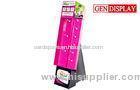 Floor Carton Cosmetics Display Stand Shelf Advertising With UV Coating