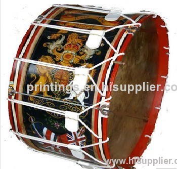 Heat transfer film for bass drum/wooden & plastic bass drum/printing sheets for musical instrument