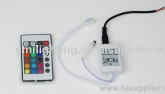 RGB 24 key RGB remote IR Controller for 5050 3528 led strip light DC connector