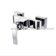 Exellent Wall Mounted Exposed Shower Faucet with 59% solid brass body