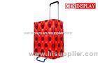 Foldable Paper Cardboard Trolley Bags Corrugated For Trade Shows