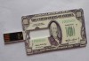 2013 China New Design USD Dollar Credit Card USB Flash Drive Providing OEM