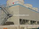 Square Counter Flow Cooling Tower with Fiberglass FRP Structure , CNGP Serials