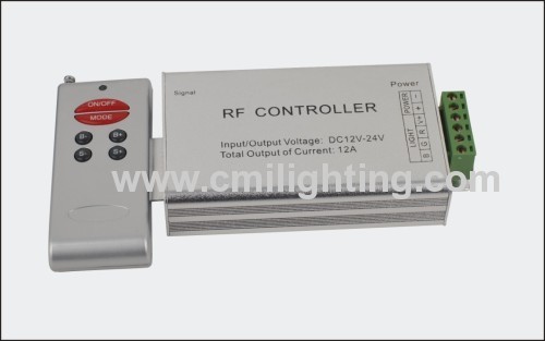 6Keys DC12V 144W 3 channel Wireless RF Remote Controller for RGB LED Strip Lights